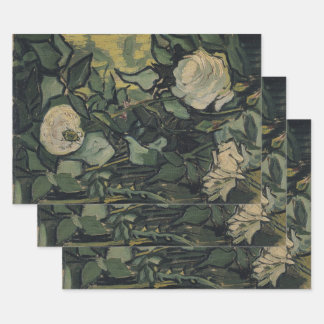 Hoja De Papel De Regalo Vincent van Gogh - Rosas y Escarabajo