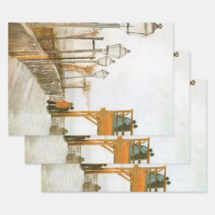 Hoja De Papel De Regalo Vincent van Gogh - Terraza y zona de observación