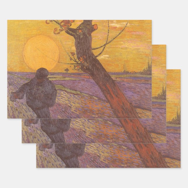 Hoja De Papel De Regalo Vincent van Gogh - The Sower (Set)