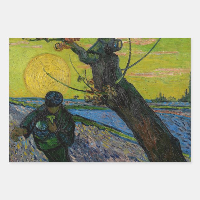 Hoja De Papel De Regalo Vincent van Gogh - The Sower (Anverso)