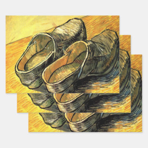 Hoja De Papel De Regalo Vincent van Gogh - Un par de troncos de cuero