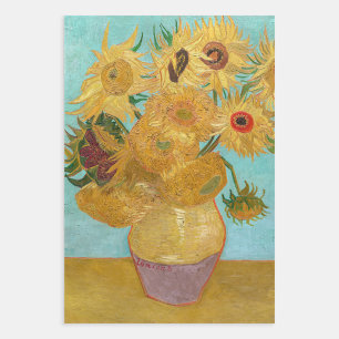 Hoja De Papel De Regalo Vincent Van Gogh - Vase con doce girasoles