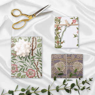 Hoja De Papel De Regalo Vines Rosas de Apuestas Rosadas
