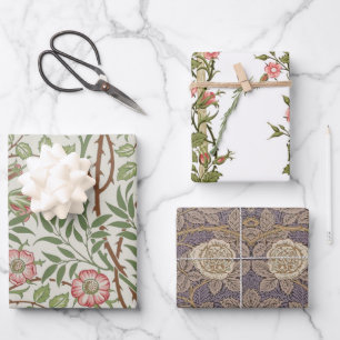 Hoja De Papel De Regalo Vines Rosas de Apuestas Rosadas