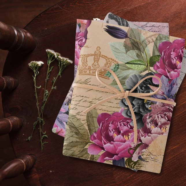 Hoja De Papel De Regalo Viñetas Damas Moda Flor Hogar Jardín (Subido por el creador)