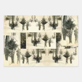 Hoja De Papel De Regalo Vintage Christmas