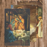 Hoja De Papel De Regalo Vintage Christmas Nativity Scenty Variety Pack<br><div class="desc">Diseño de vacaciones de Navidades religiosos de ilustracion vintage con tres escenas clásicas de la natividad. Escena familiar de religión cristiana con María,  José y el niño Jesucristo en el pesebre en Belén.</div>