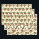 Hoja De Papel De Regalo Vintage Christmas Squirrel Giftwrap Variety Pack<br><div class="desc">Una variedad de ardillas de Navidades dulces adornan tu envoltura de regalo.</div>