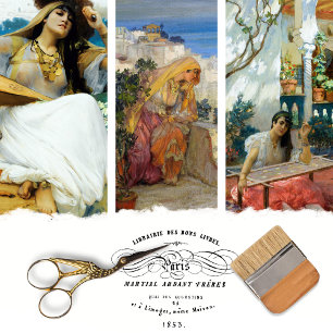 Hoja De Papel De Regalo Vintage Elegant Woman Chica Decoupage