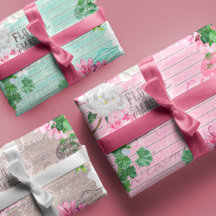 Vintage Fresco Mercado de Flores Rústicas Desnudos