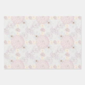 Hoja De Papel De Regalo Vintage Pale Floral