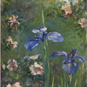 Hoja De Papel De Regalo Vintage Rosas e irlandeses salvajes de John La Far