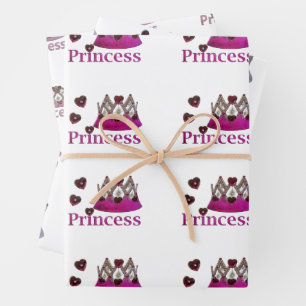 Hoja De Papel De Regalo Violet Cold Illusion Princess Crown