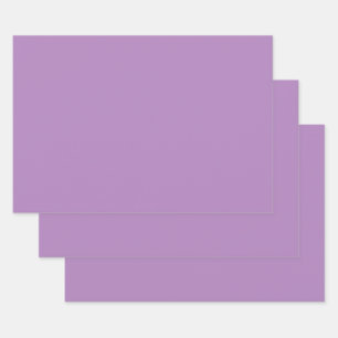 Hoja De Papel De Regalo Violeta africana (color sólido)