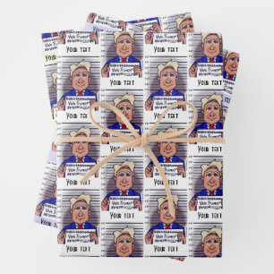 Hoja De Papel De Regalo Votar a Trump