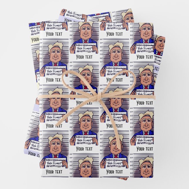 Hoja De Papel De Regalo Votar a Trump (In situ)