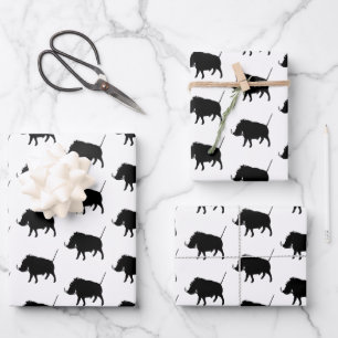 Hoja De Papel De Regalo Wart Hog