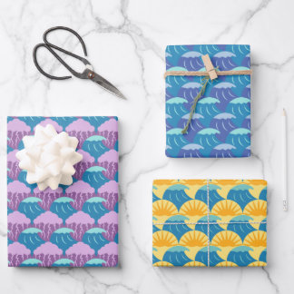Hoja De Papel De Regalo Waves and Weather