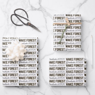 Hoja De Papel De Regalo WFU   Bosque Wake