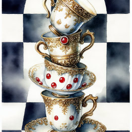 Hoja De Papel De Regalo whimsical imaginary world of a cat - Wonderland - 