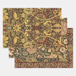 Hoja De Papel De Regalo William Morris Bullerswood Faux Tapestry