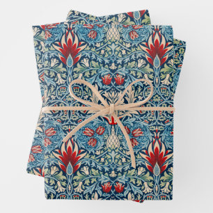 Hoja De Papel De Regalo William Morris, Cabeza de serpiente