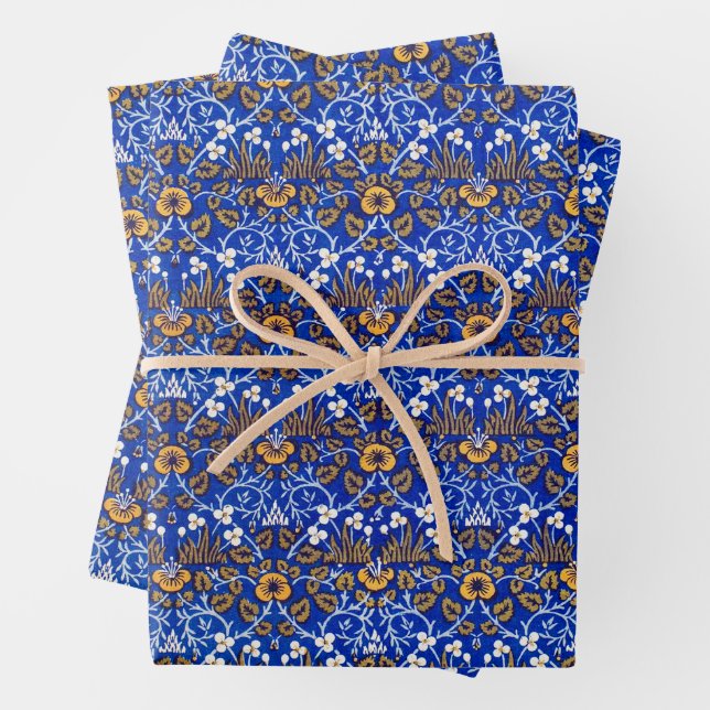 Hoja De Papel De Regalo William Morris, Eyebright (In situ)
