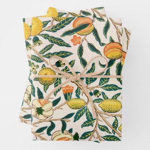 Hoja De Papel De Regalo William Morris Fruta Granada Vintage