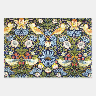 Hoja De Papel De Regalo William Morris, ladrón de fresas,