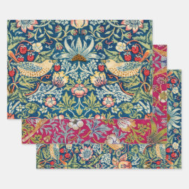 Hoja De Papel De Regalo William Morris, ladrón de fresas