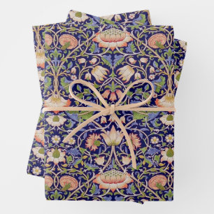 Hoja De Papel De Regalo William Morris, patrón floral vintage