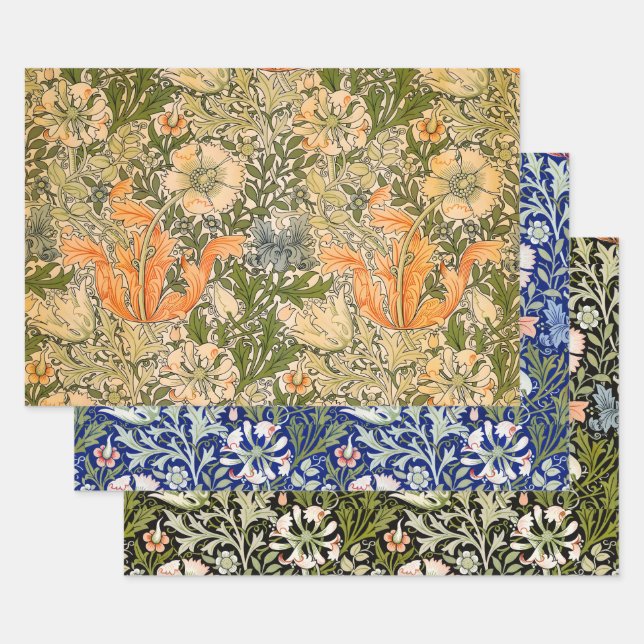 Hoja De Papel De Regalo William Morris Spring Compton Flower Festival Sets (Set)