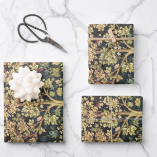 Hoja De Papel De Regalo William Morris Tree De Life Floral Vintage Art