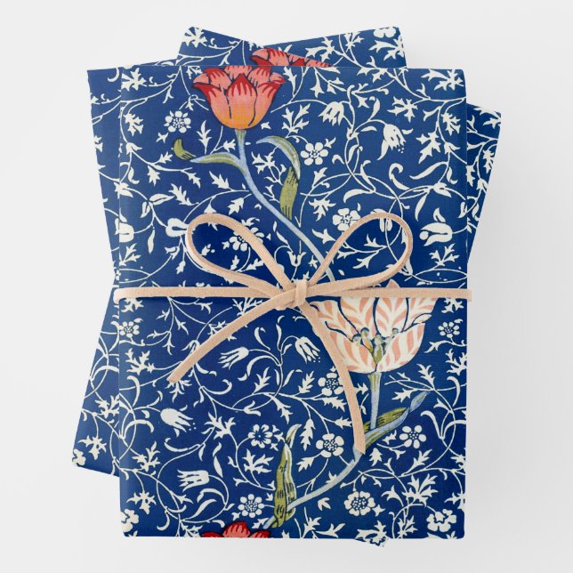 Hoja De Papel De Regalo William Morris, Tulipán (In situ)