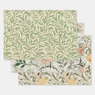 Hoja De Papel De Regalo William Morris Willow Bough Garden Flower Classic
