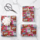 Hoja De Papel De Regalo Willy Wonka Candy Pattern (Front)