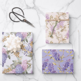 Hoja De Papel De Regalo Wistaria wrapping paper