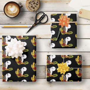 Hoja De Papel De Regalo Wolf Howling Moon