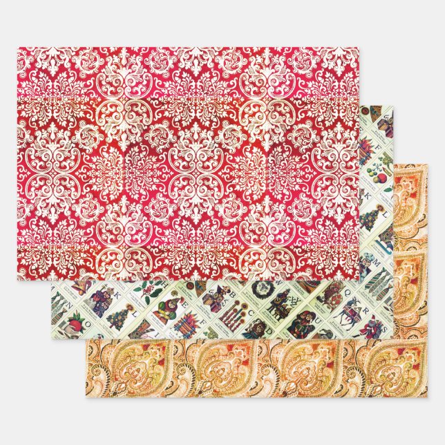 Hoja De Papel De Regalo Woodbury, Navidades Alphabet y Bruselas (Set)