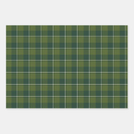 Hoja De Papel De Regalo Woodland and Evergreen Plaid