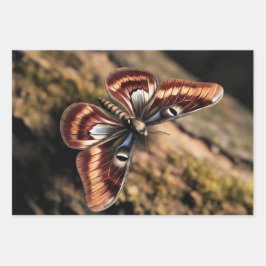 Hoja De Papel De Regalo  Woodland Moth