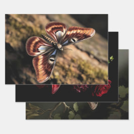 Hoja De Papel De Regalo Woodland Moth