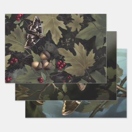 Hoja De Papel De Regalo Woodland Moth