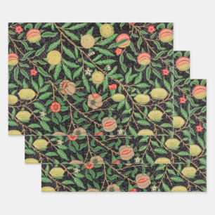HOJA DE PAPEL DE REGALO WRAPPER PAPER : WILLIAM MORRIS : POMEGRANADO
