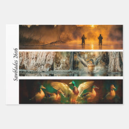 Hoja De Papel De Regalo Wrapping Paper Decoupage Handsaw Country Setting 