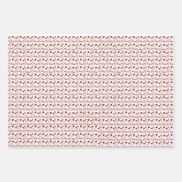 Hoja De Papel De Regalo Wrapping Paper Flat Sheet - Red Theme