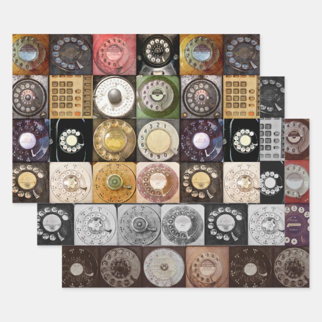 Hoja De Papel De Regalo Wrapping Paper for decoupage or collage (Set)