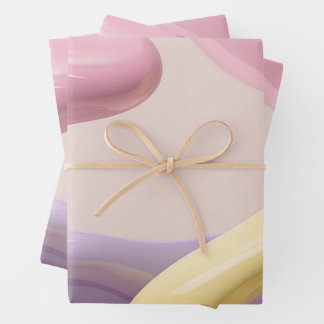 Hoja De Papel De Regalo Wrapping paper in stylish abstract graphic