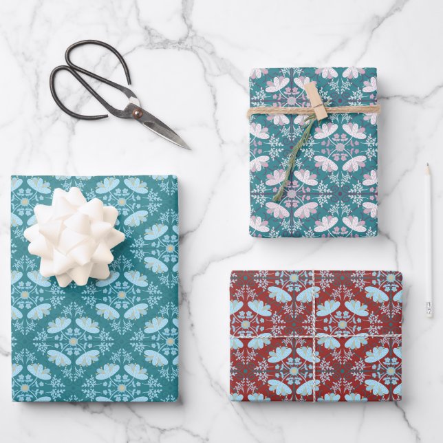 Hoja De Papel De Regalo wrapping paper set (Anverso)