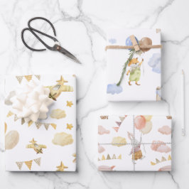 Hoja De Papel De Regalo Wrapping Paper Sheets - Baby And Children Patterns
